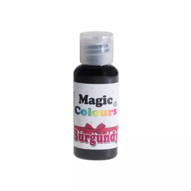 EDIBLE FOOD COLOURING Magic Burgundy Pro Gel Cake Decorating Sugarcraft