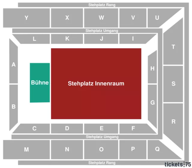 NF in BERLIN | Stehplatz INNENRAUM | 06.10.2023 Max-Schmeling-Halle | Stehplätze
