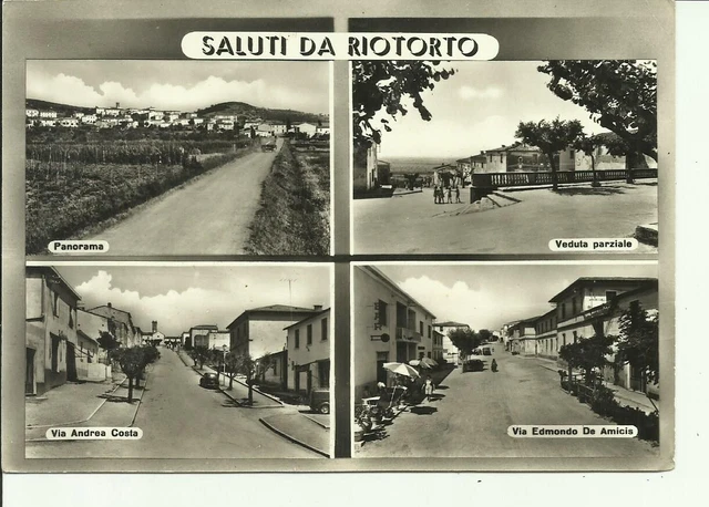 Cartolina Piombino " Saluti Da Riotorto " Viaggiata F.g.
