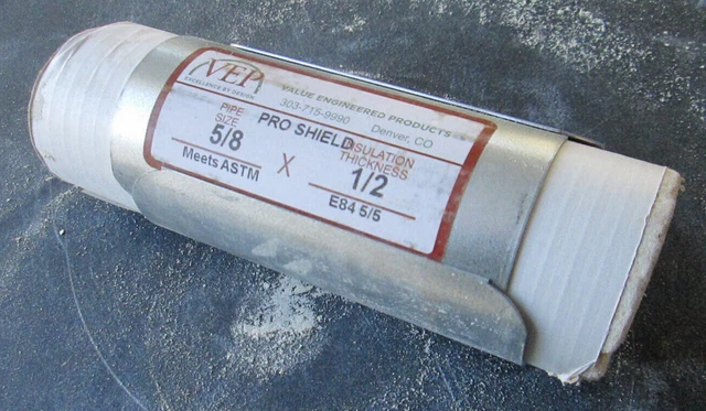 VEP Pro Shield Calcium Silicate Thermal Pipe Insulation Hanger Shields 5/8x1/2