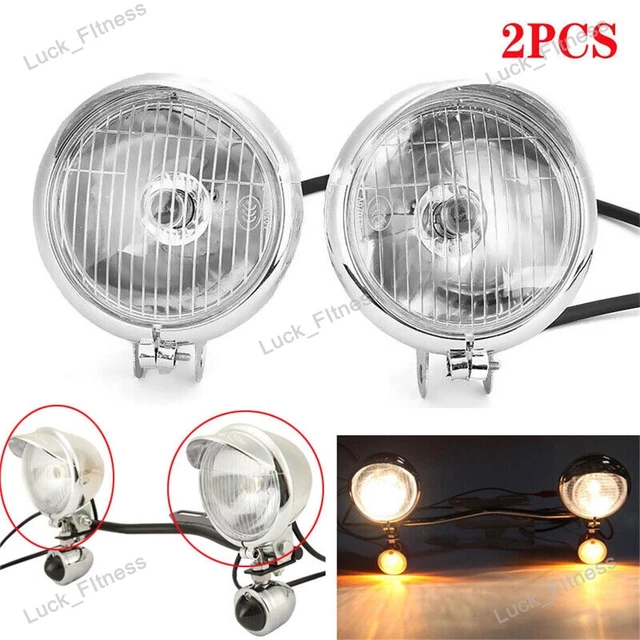 2x Motorcycle Spot Light Fog For Ducati Monster 800 796 900 S2R S4 Multistrada