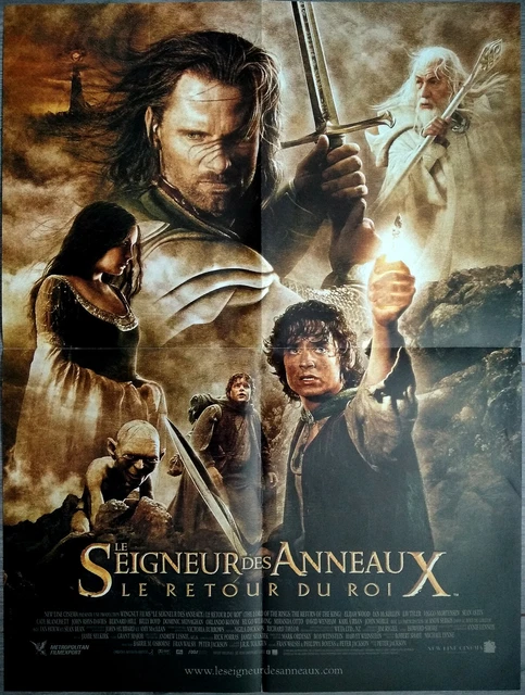 Affiche de film le seigneur des anneaux le retour du roi - Collection