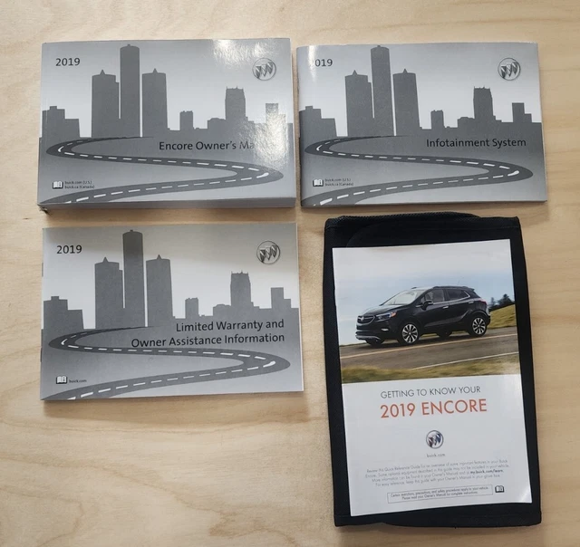 19 2019 Buick Encore Owners Manual OEM GUIDE BOOKS SET