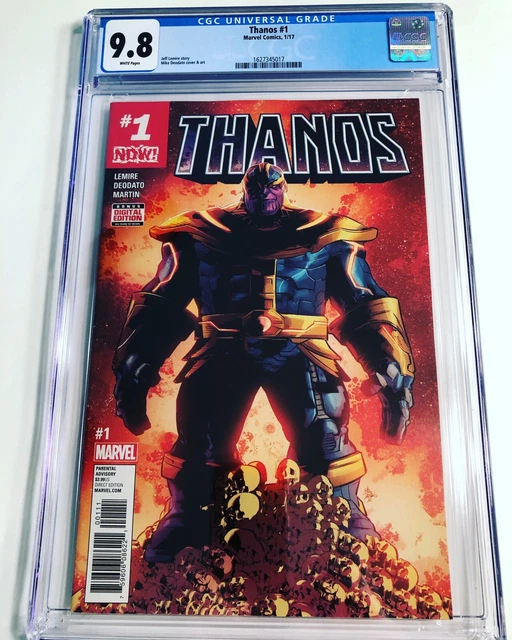 CGC 9.8 Thanos #1 White Pages 2017 Jeff Lemire