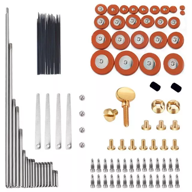 119Pcs/Set Alto Sax Saxophone Repair Parts Screws + Saxophone Sps Kit DIY Tool