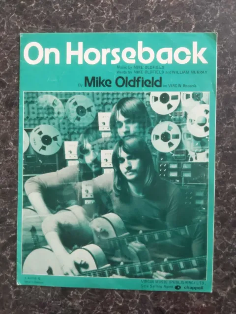 Seltene Original Noten - zu Pferd - Mike Oldfield