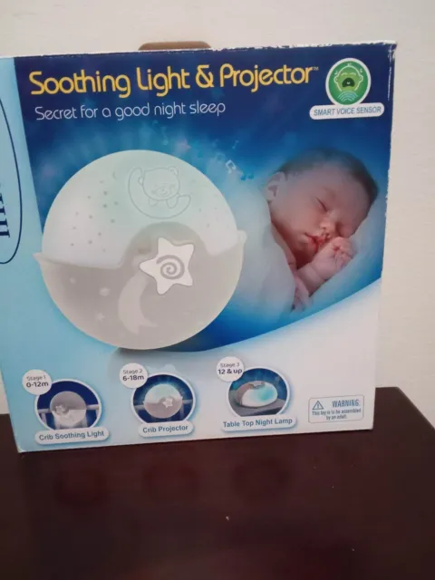 Infantino Soothing Light & Projector Clip-On Crib NightLight 3 Stages