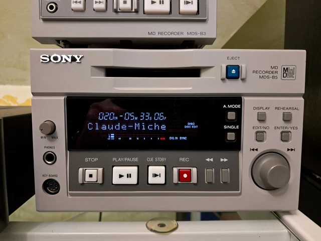 Platine minidisc sony mds je330 avec telecommande en France | Clasf