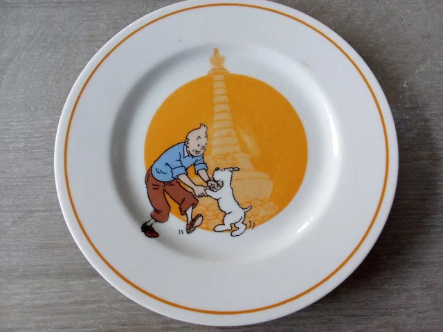 Assiette Collection Tintin Et Les Picaros - Porcelaine Tables Et Couleurs - Vintage