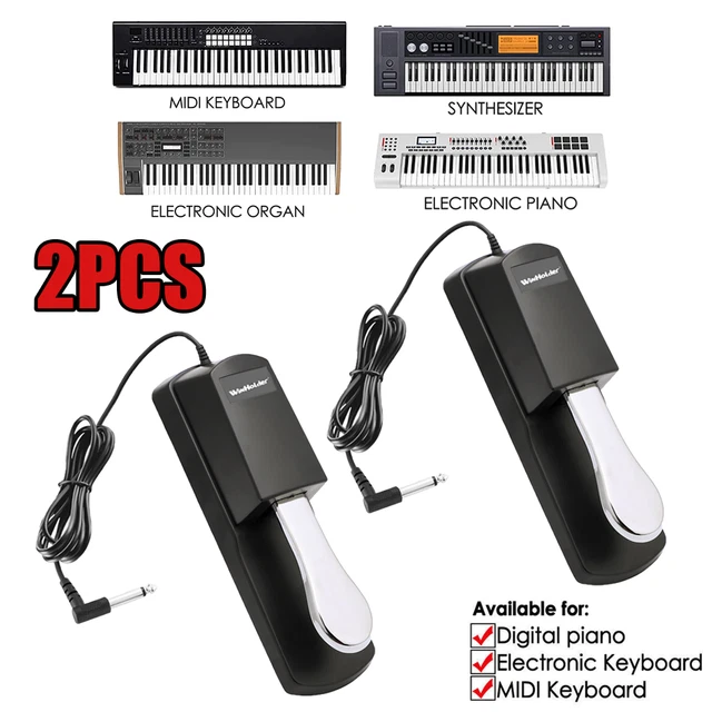 KEYBOARD SUSTAIN FOOT Pedal Switch Damper For Yamaha Casio Roland