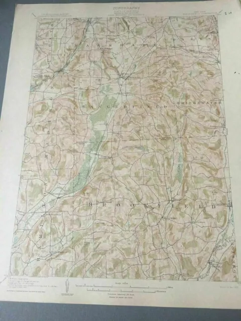 US Geological Survey Topography Map,1904  Quadrangle Santanoni , New York