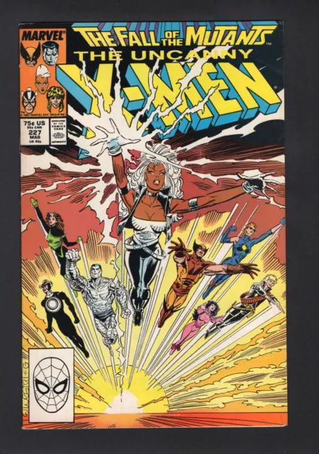 Uncanny X-Men #227 1st Full App of the Adversary Vol. 1 Marvel Comics '87 NM-