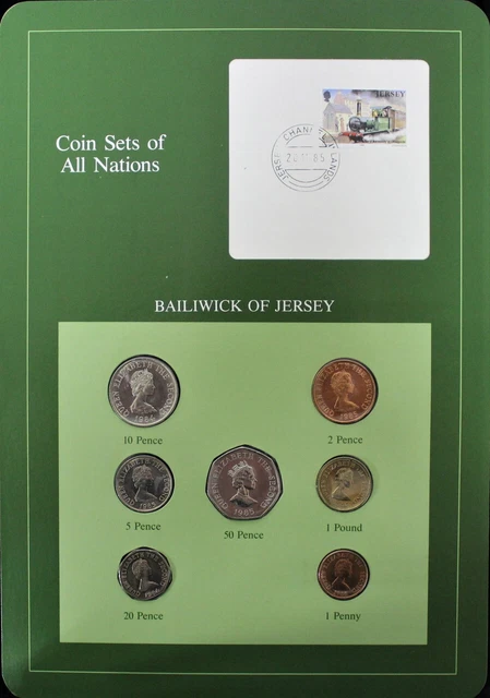 ﻿Coin Sets of All Nations (BAILIWICK, JERSEY ISLANDS)