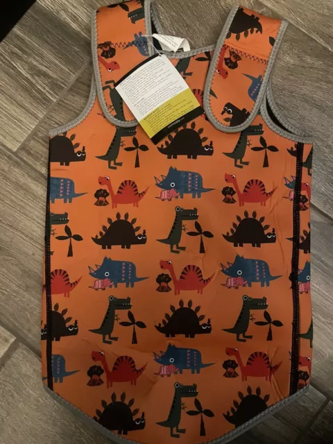 NWT Swim Cosy Toddler Wetsuit Vest with UPF50, Neoprene Wrap 2-3 Years Dinosaurs