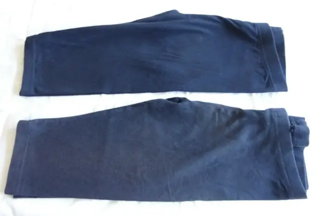 Pacchetto leggings tagliati blu navy per ragazze, 10 anni, di NEXT