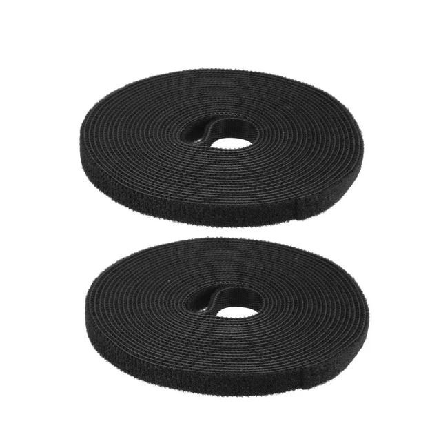 2 pz nodi riutilizzabili fascette per cavi fasce metalliche chiusura a leva nero 5 m