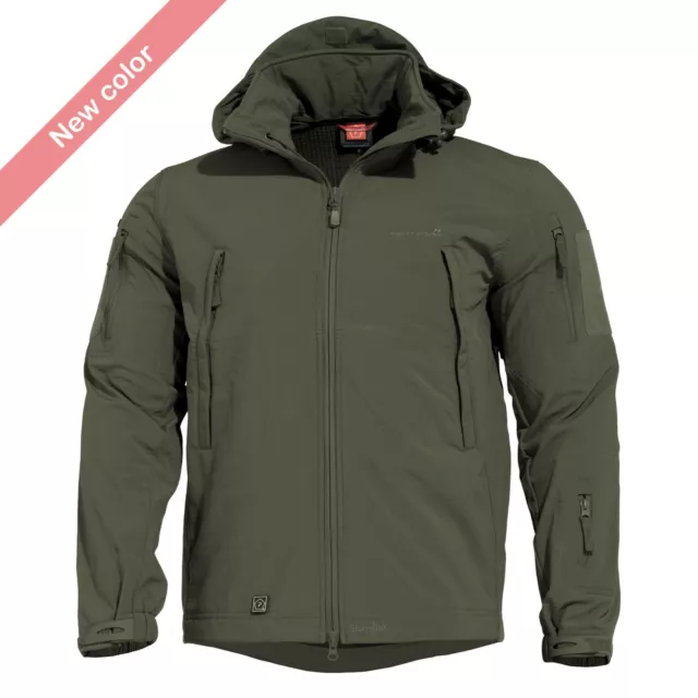 PENTAGON Giacca Giubbotto uomo militare Soft Shell ARTAXES Jacket RAL7013