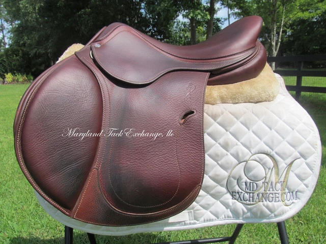 17.5" ANTARES CONNEXION BUFFALO close contact jumping saddle 2A flaps-2019 MODEL
