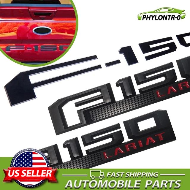 2018-2020 Tailgate Letter Fender Side Emblem Left Right Badge For F-150 LARIAT