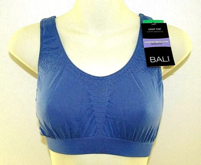 BALI Seamless Comfort Revolution 'Crop Top'  103J  Denim   S-M-L-XL-2XL-3XL