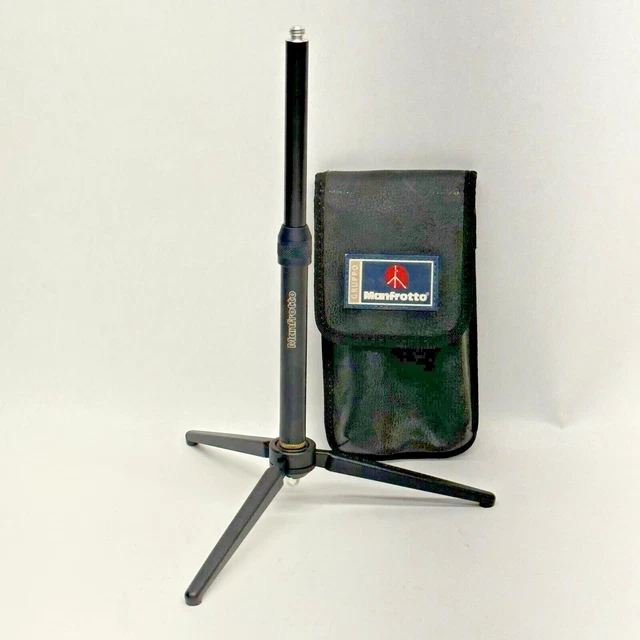 Manfrotto 342 Mini Tabletop Tripod With Telescoping Extension And Case