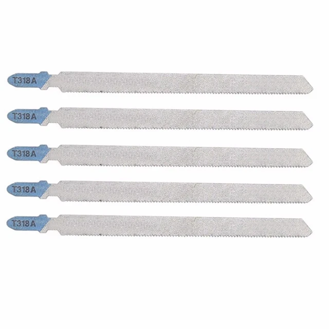 Lame professionali 132 mm lunghezza T318A HCS per legno PVC cartone in fibra confezione da 5