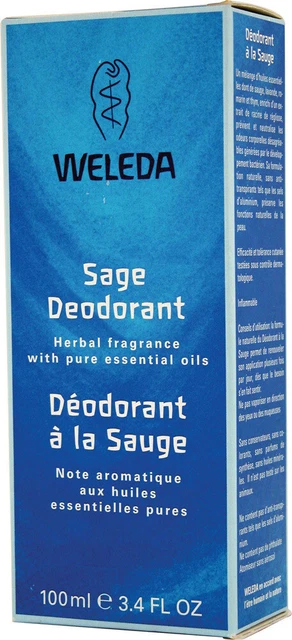 Desodorante Sage de Weleda, 3,4 oz