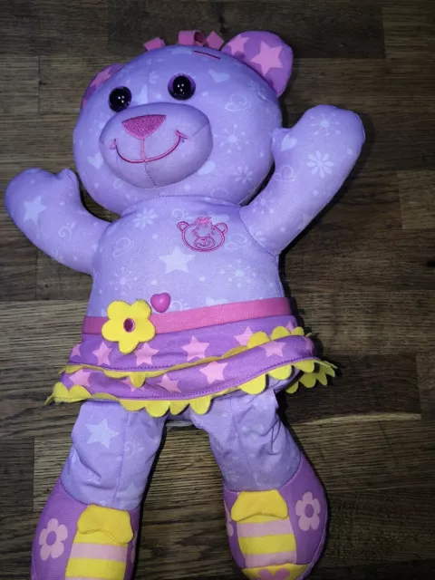 Doodle Bear, Toys, Vintage Doodle Bear Plush Teddy Pink Purple Guc Tyco  9s