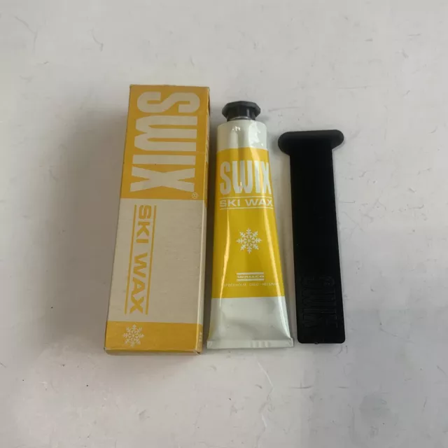 Vintage Swix Ski Wax New Sealed, Yellow Wallco Made In Norway