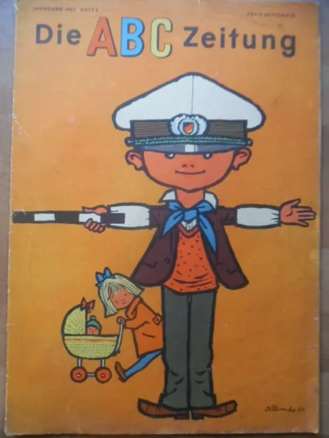 ABC-ZEITUNG 3 - 1961 Kinder Zeitschrift für DDR-Jung-Pioniere und Schüler