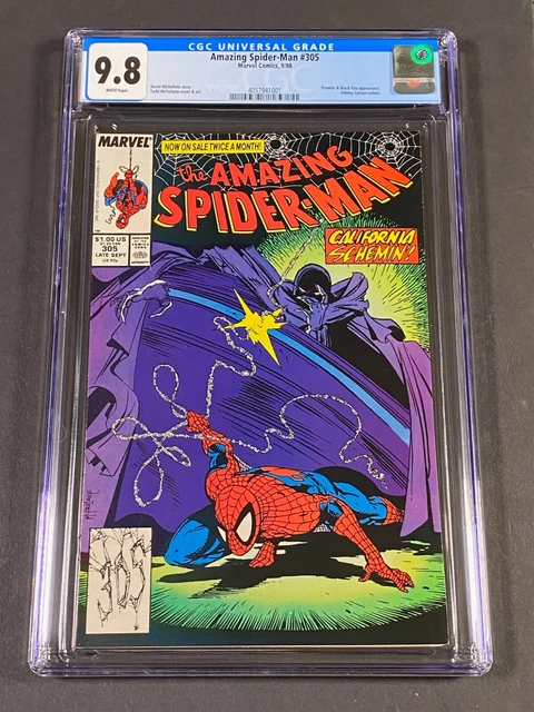 The Amazing Spider-Man #305 1988 CGC 9.8 4057941001 Todd McFarlane Prowler