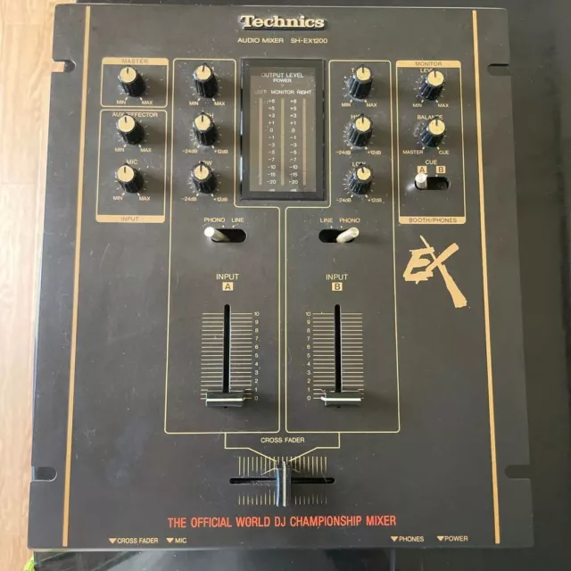 Technics SH-EX1200 Audio Mixer DJ Mixer Black Used 100V