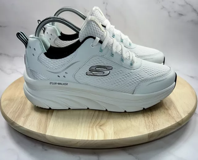 SKECHERS D'LUX WALKER-INFINITE Motion White Walking Shoes 149023 Womens ...