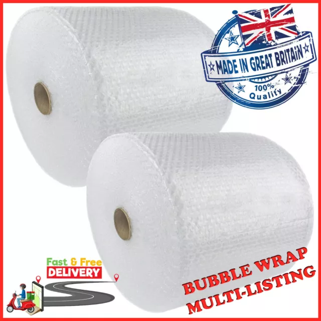 LARGE BUBBLE WRAP 100 METERS LONG ROLLS (300mm 500mm 750mm 1000mm) PACKING ROLL