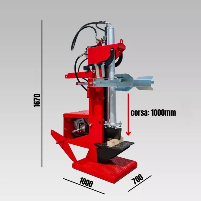Spaccalegna elettrico verticale 18t TMV
