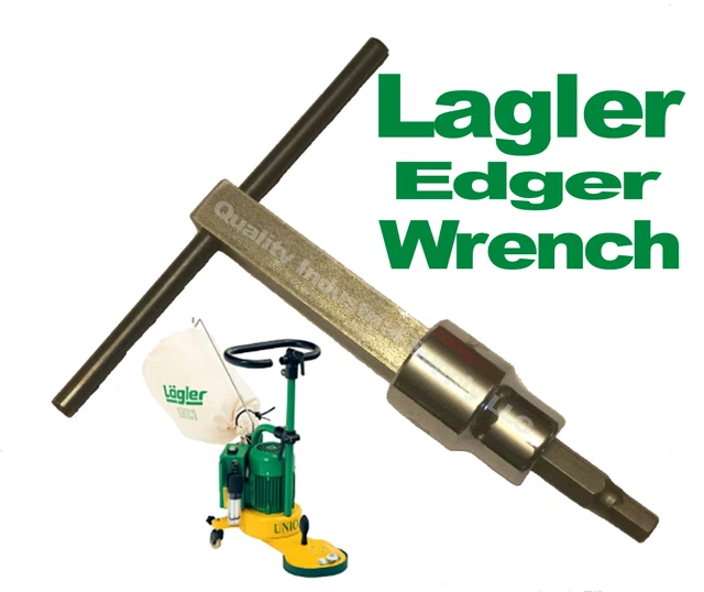 Wrench For Lagler Unico Floor  Edger T-Handle HEAVY DUTY