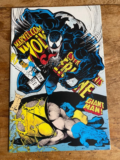MARVEL COMICS PRESENTS #117 Marvel NM 1992 1st Venom vs Wolverine Sam Keith Y