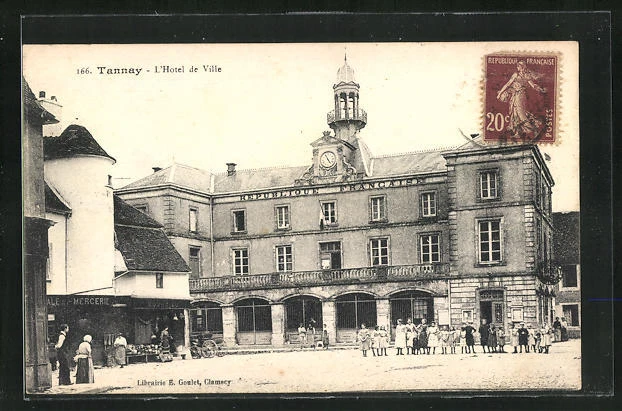 CPA Tannay, L´Hotel de Ville