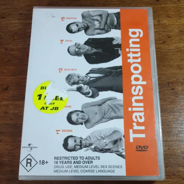 Trainspotting DVD (Region 2 Europe) BRAND NEW