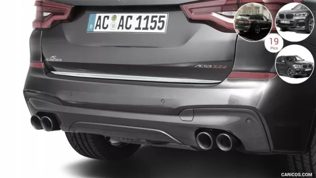 Für BMW X3 G01 2018-2021 Chrom Vorne Nebel Licht Rahmen Abdeckung Ränder  Zubehör
