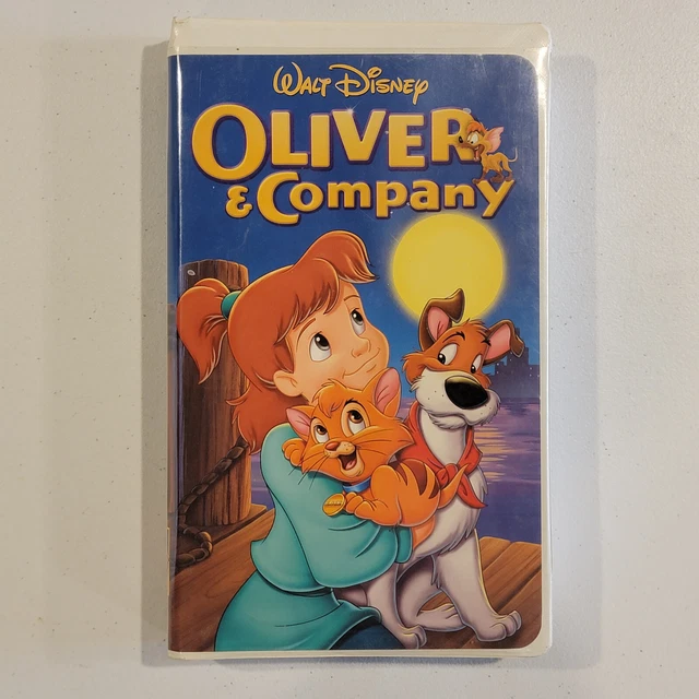 OLIVER & COMPANY VHS 1988 DISNEY ANIMATION FAMILY ADVENTURE MUSICAL