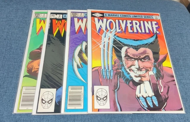 (4) Wolverine #1-4 (1982) ALL KEYS! Limited Series, Higher Grade! COMPLETE