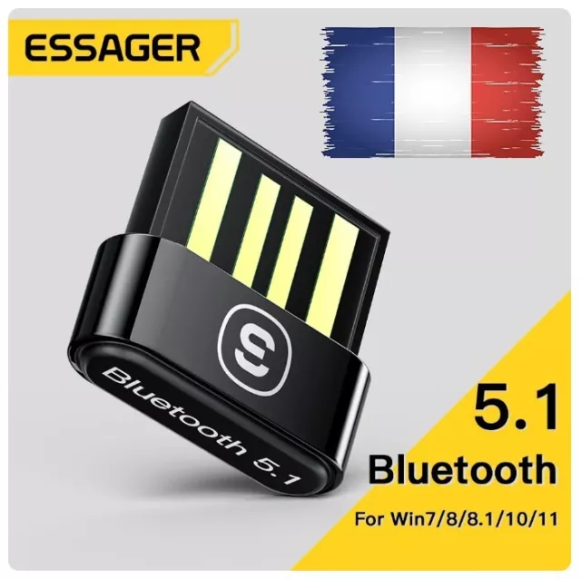 DONGLE BLUETOOTH 5.1 Bluetooth USB, Clé Bluetooth Pour PC Supporte Windows  11/10 EUR 20,90 - PicClick FR