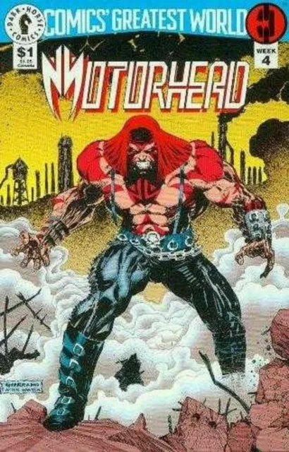 Comic's Greatest World Motorhead Week #4 Dark Horse Comics August 1993 (VFNM)