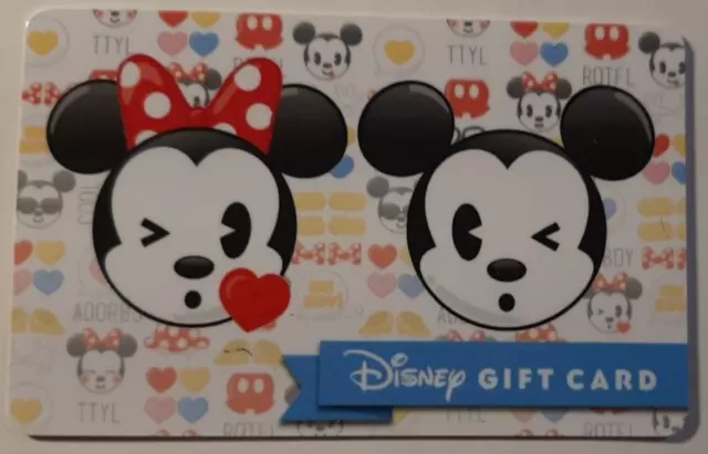 Mickey & Minnie Mouse Retro Disney Collectible  Card     (D)