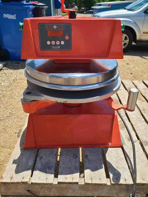2013 Dough Proluxe DP2300 Apex X2 Pizza Press, Air Automatic, Embedded 12"