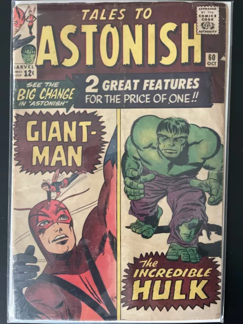 Tales To Astonish #60 (Marvel) Incredible Hulk Giant-Man!