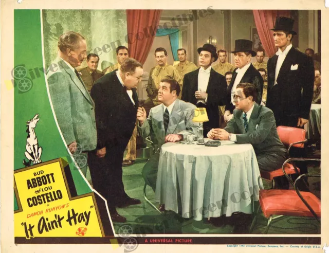 It Ain't Hay (1943) - Original U.S. Lobby Card (11"x14")