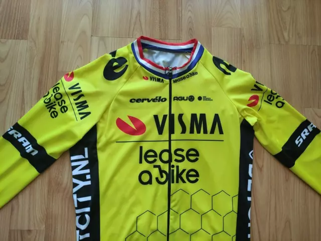 ¡Jersey de ciclismo Riejanne Markus Visma Lease a Bike 2024 LS Full Zip... 3