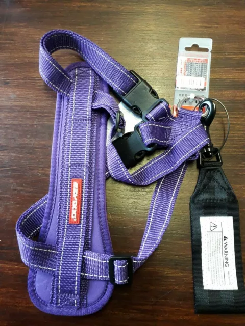 EzyDog Chest Plate Dog Harness & Car Restraint  EXTRA LARGE (PURPLE)